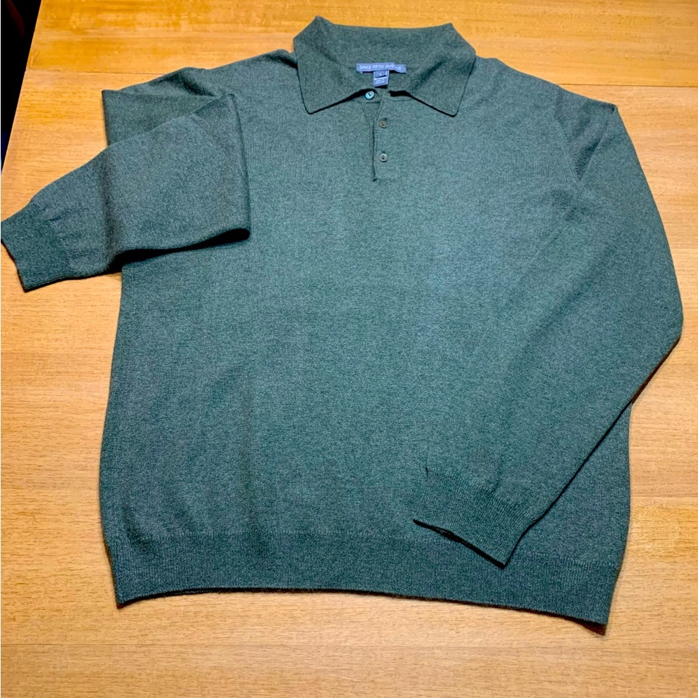 Men’s Saks Fifth Avenue 100% Cashmere Sweater